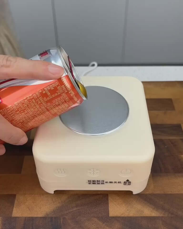 Mini Quick Cooling Cup Beer Beverage Rapid Refrigeration Ice Maker Machine Cold Drink Heating Home Dormitory Food Grade 400ml Kitchen Gadgets