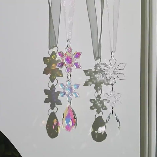 10pcs acrylic Christmas tree hanging ornaments