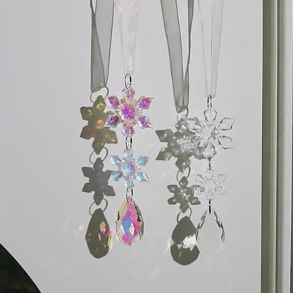 10pcs acrylic Christmas tree hanging ornaments